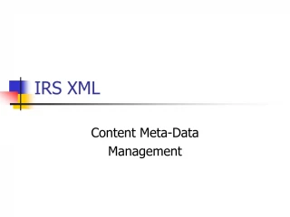 IRS XML - slide 1