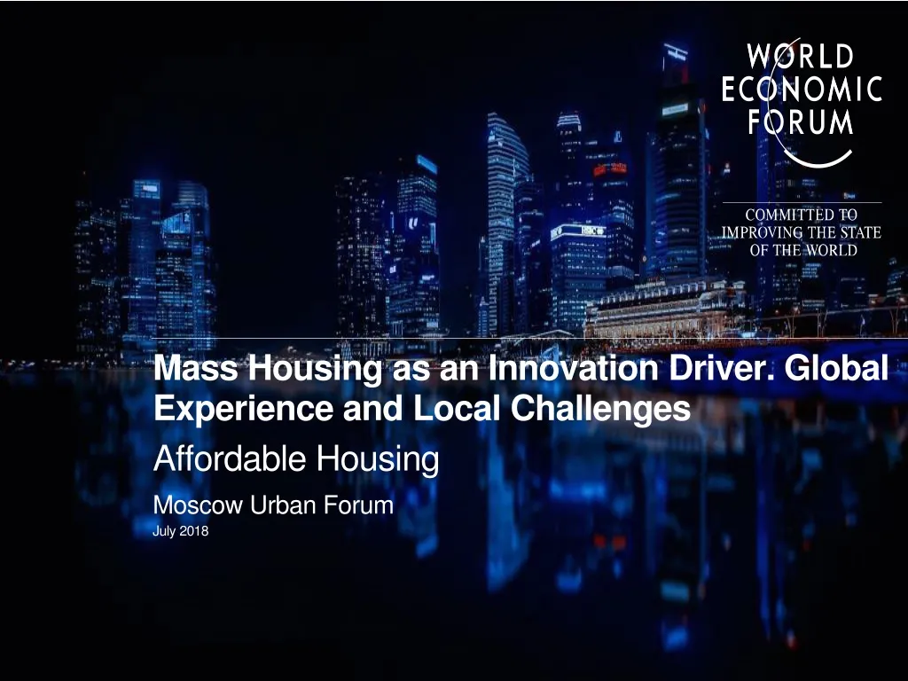 mass housing as an innovation driver global