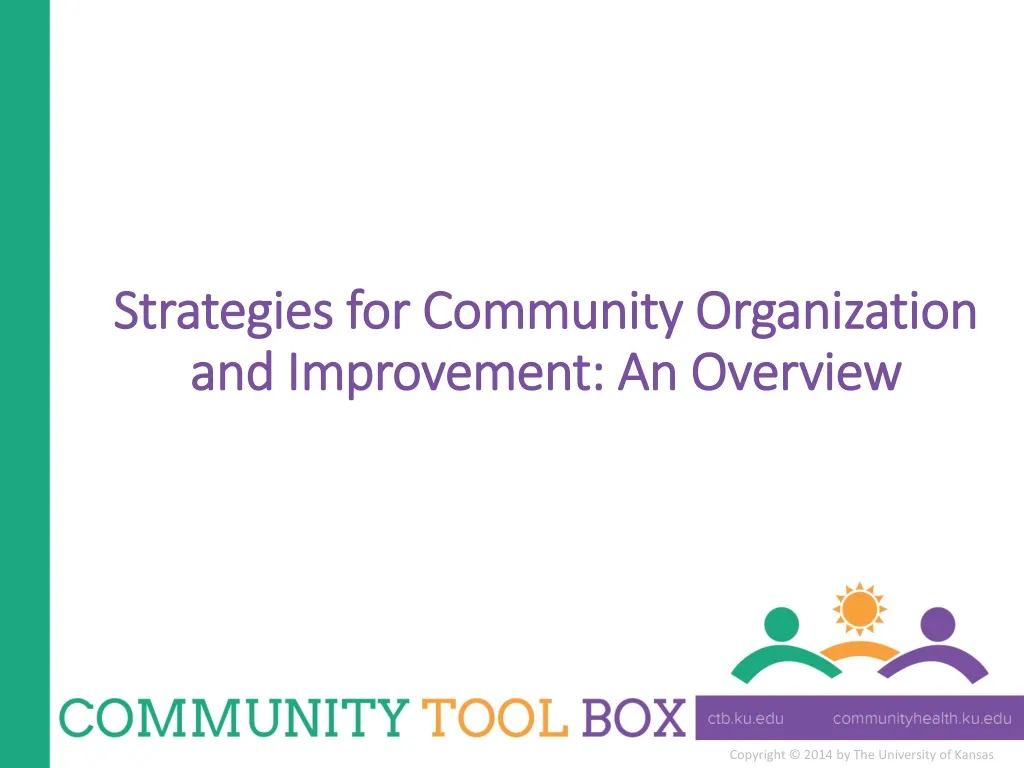 strategies for community organization and improvement an overview