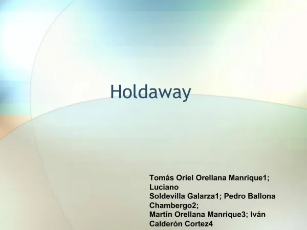 Holdaway
