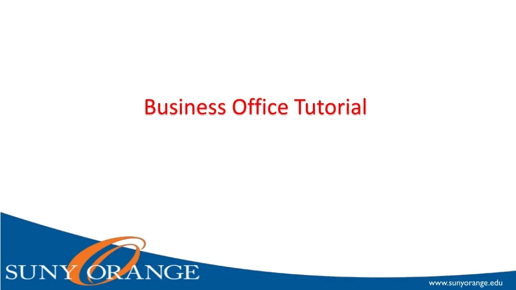 business office tutorial