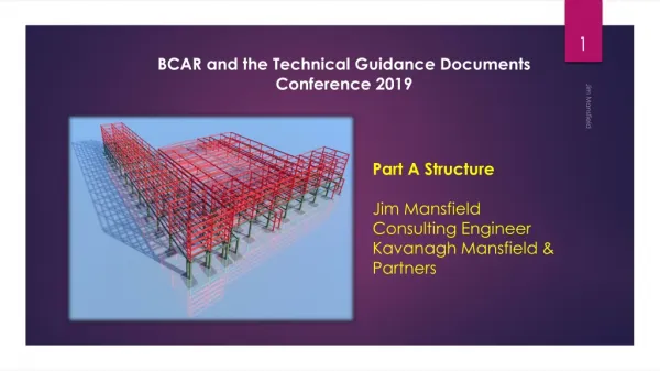 BCAR and the Technical Guidance Documents Conference 2019