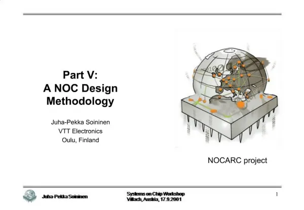 Part V: A NOC Design Methodology