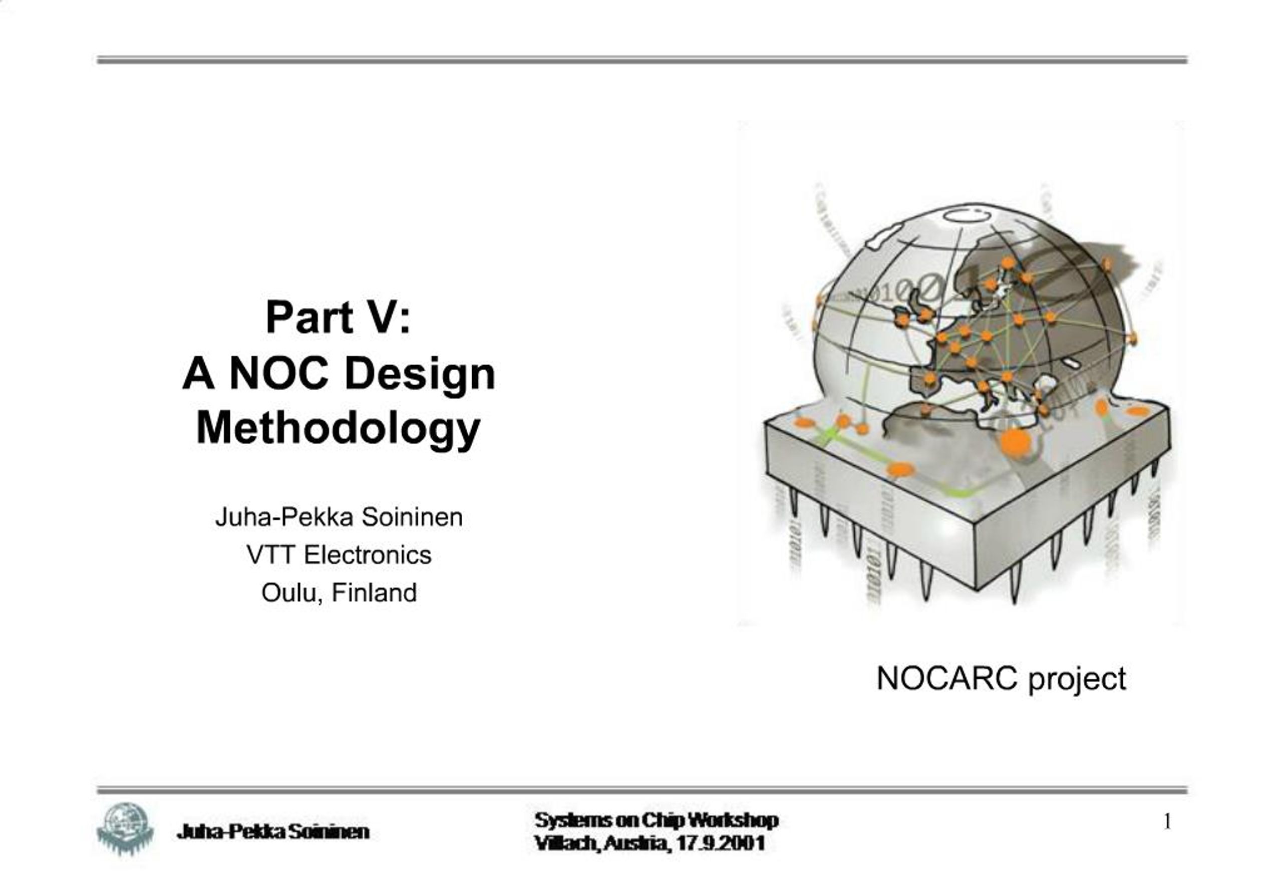 PPT - Part V: A NOC Design Methodology PowerPoint Presentation, free ...