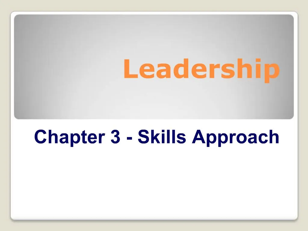 PPT - Leadership PowerPoint Presentation, Free Download - ID:454690