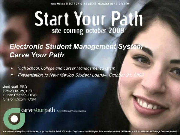 Electronic Student Management System - Carve Your Path