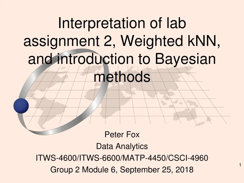 interpretation of lab assignment 2 weighted knn and introduction to bayesian methods