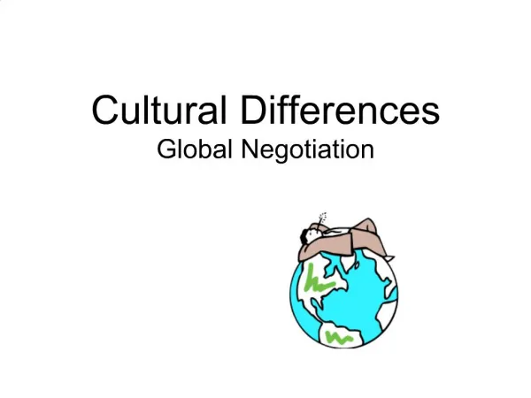Cultural Differences Global Negotiation