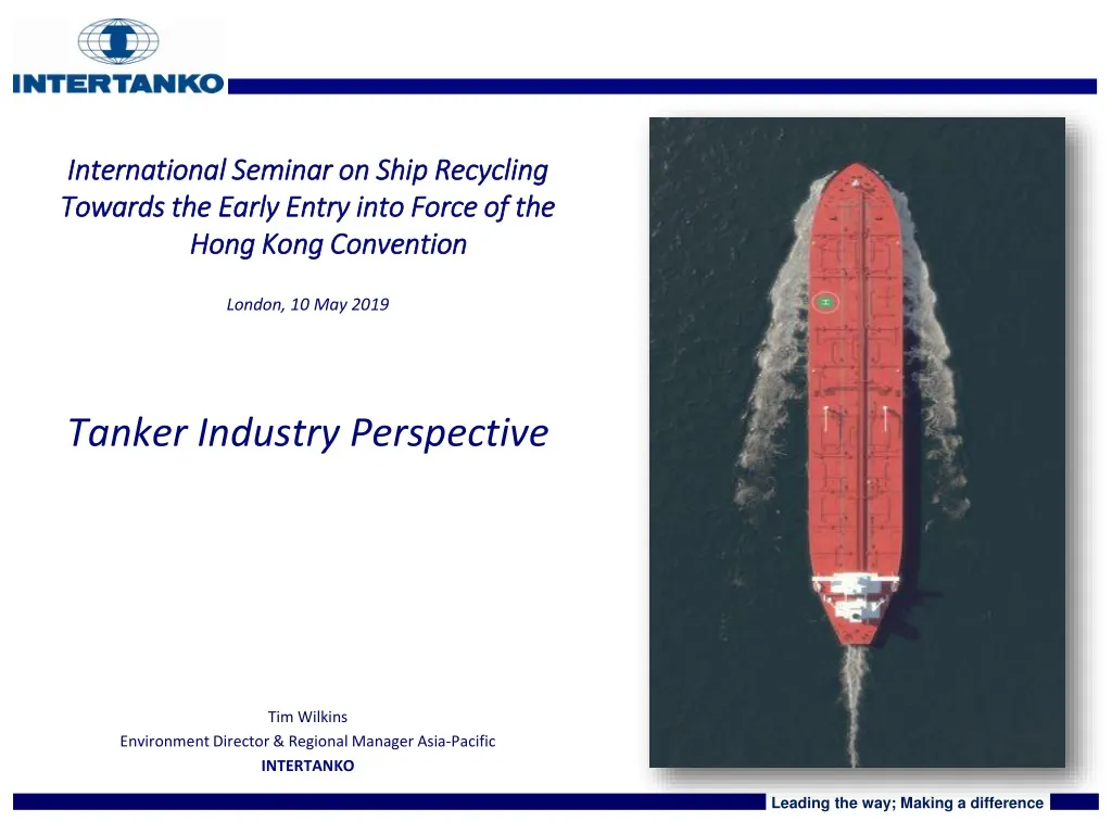 international seminar on ship recycling towards