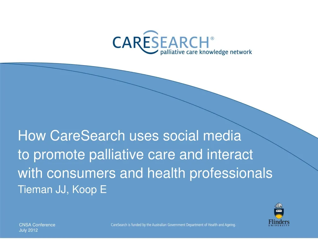 how caresearch uses social media to promote