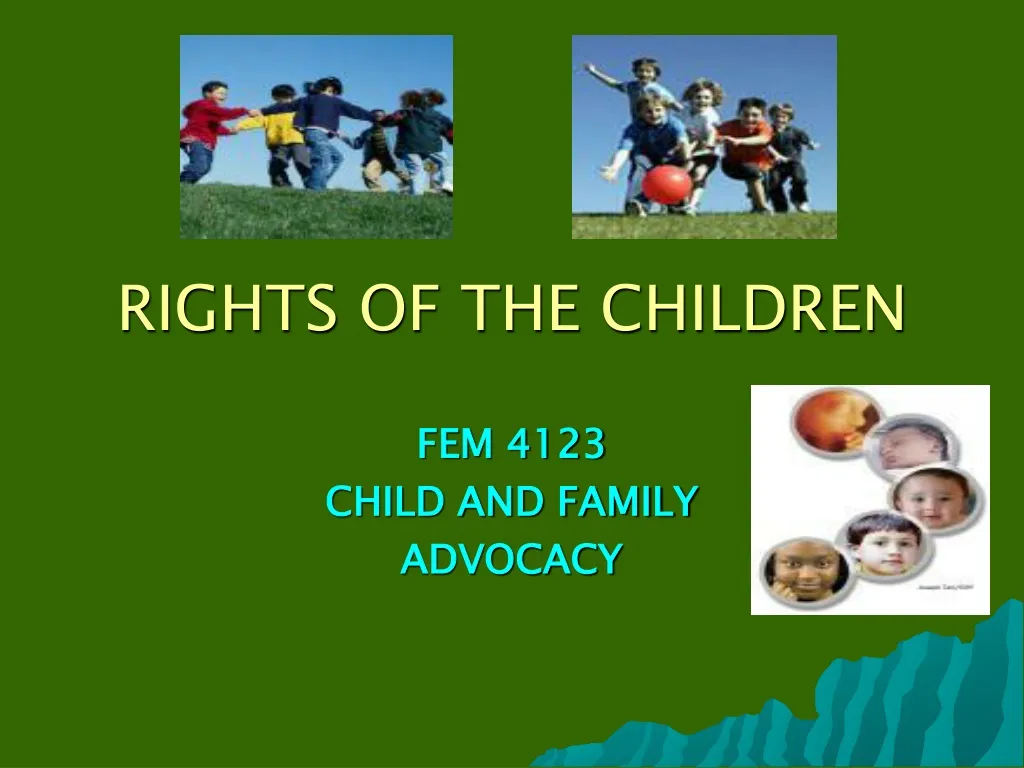 fem 4123 child and family advocacy
