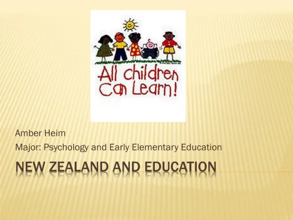 New Zealand and Education