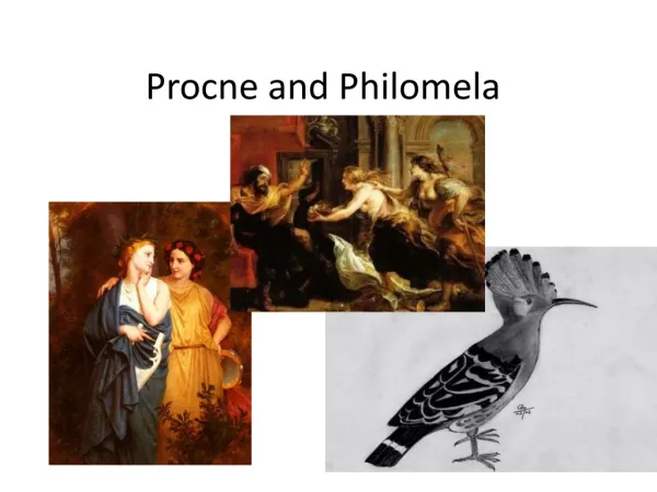 Procne and Philomela