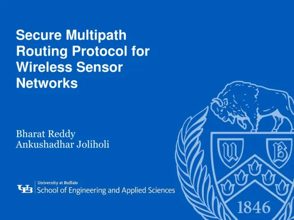 Secure Multipath Routing Protocol for Wireless Sensor Networks
