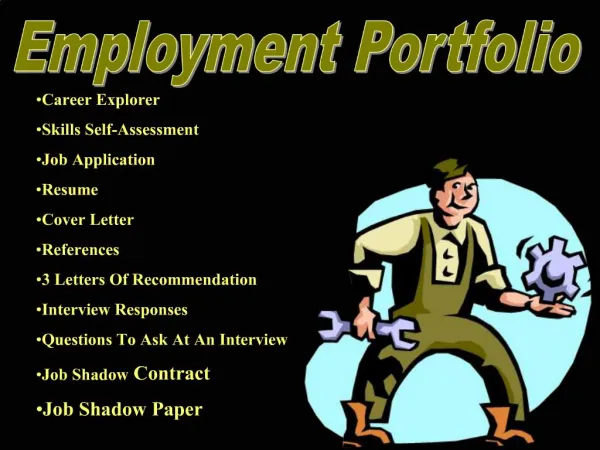 Employment Portfolio