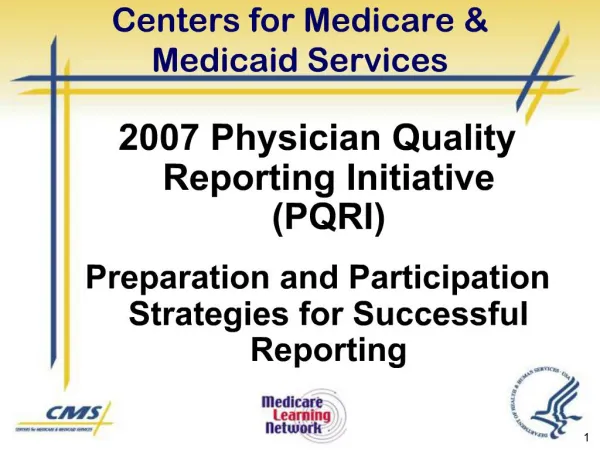 Centers for Medicare Medicaid Services