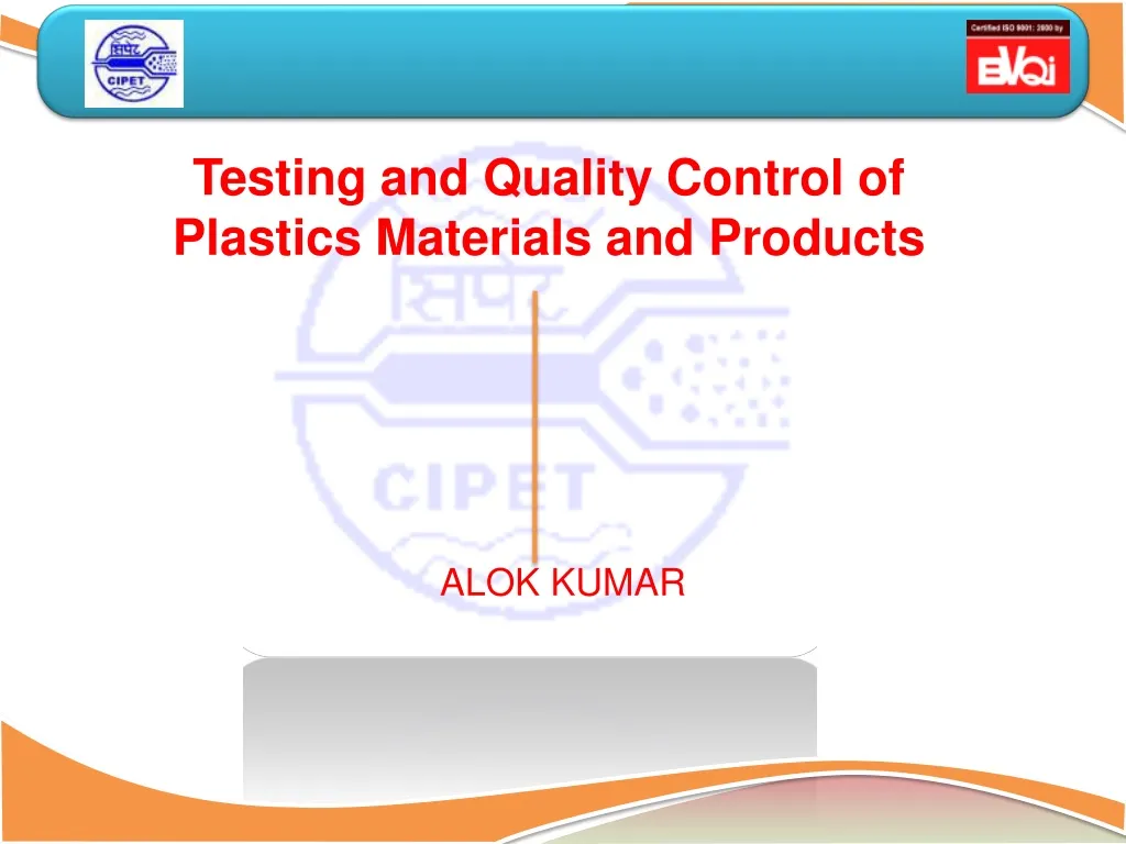 testing and quality control of plastics materials