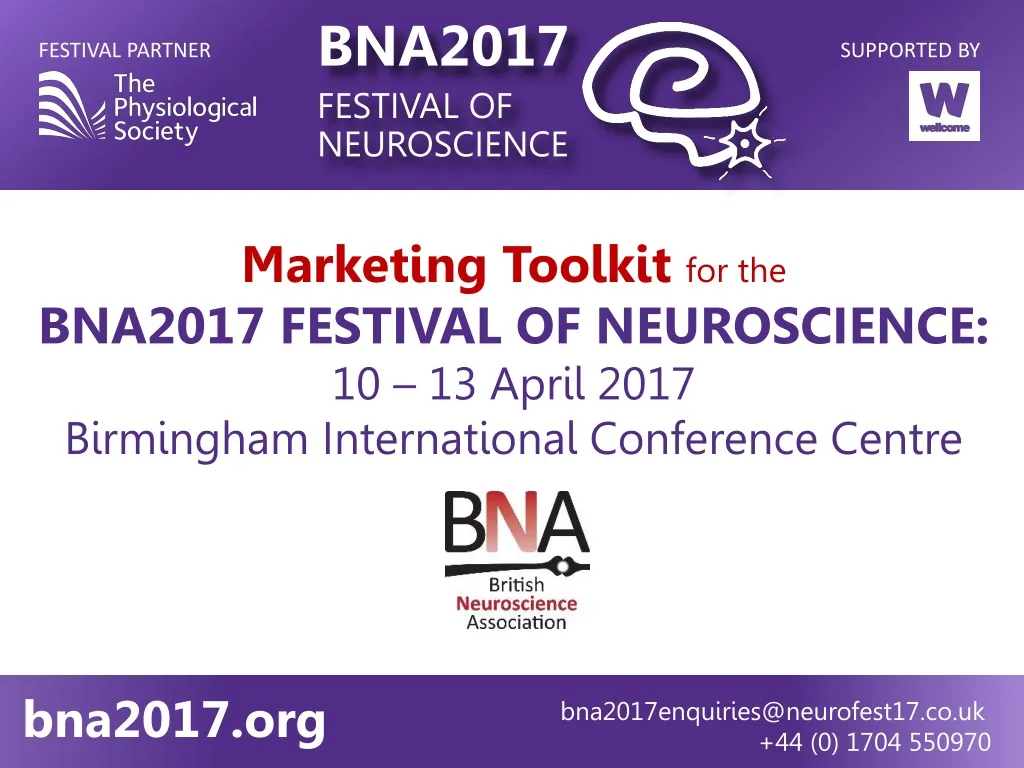 bna2017 festival of neuroscience