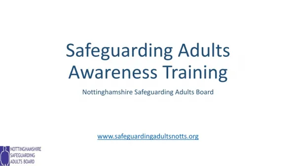 Safeguarding Adults Awareness Training