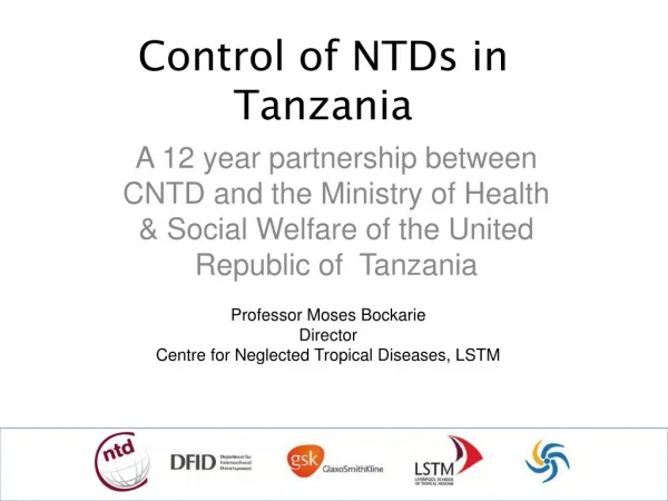 Control of NTDs in Tanzania