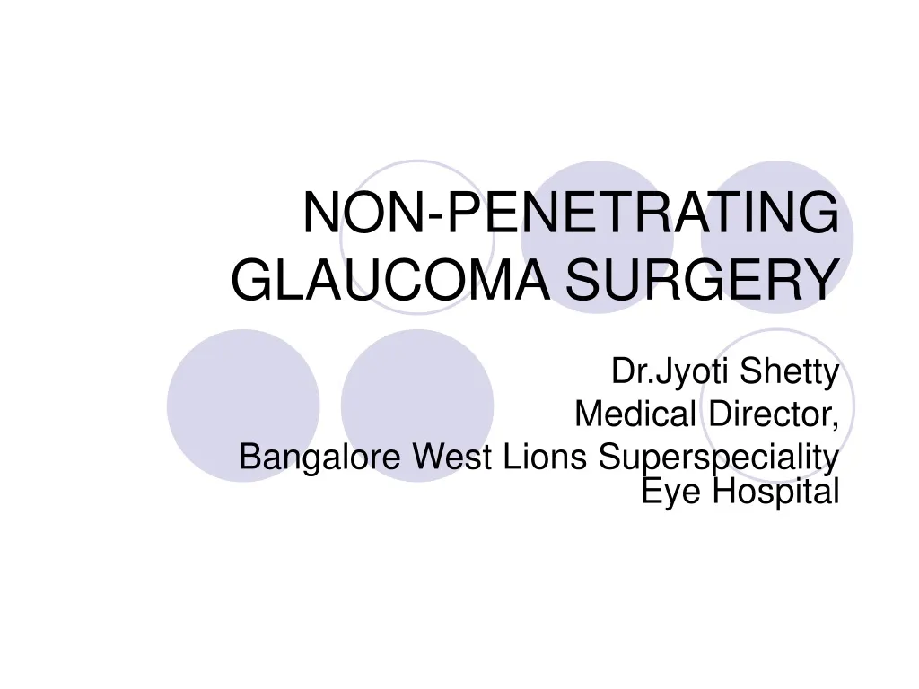 non penetrating glaucoma surgery