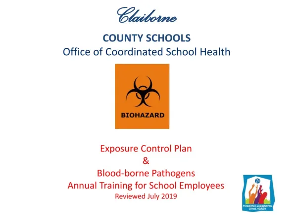 Claiborne COUNTY SCHOOLS Office of Coordinated School Health