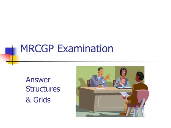 MRCGP Examination