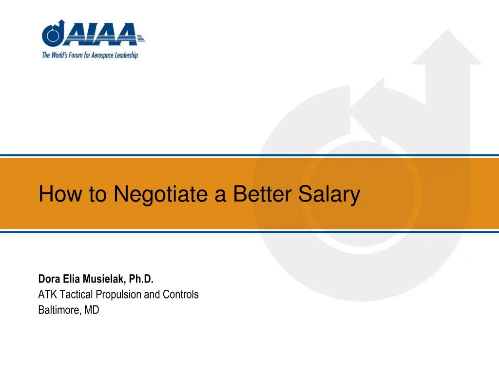 how to negotiate a better salary