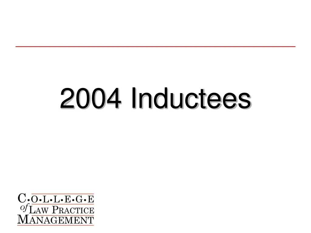 2004 inductees