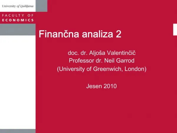 Financna analiza 2