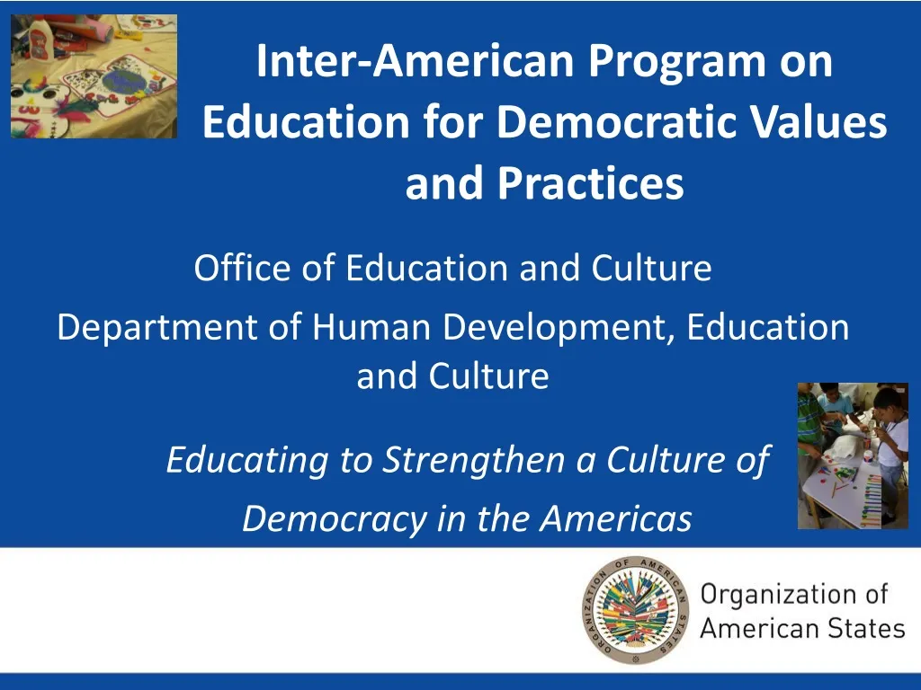inter american program on education