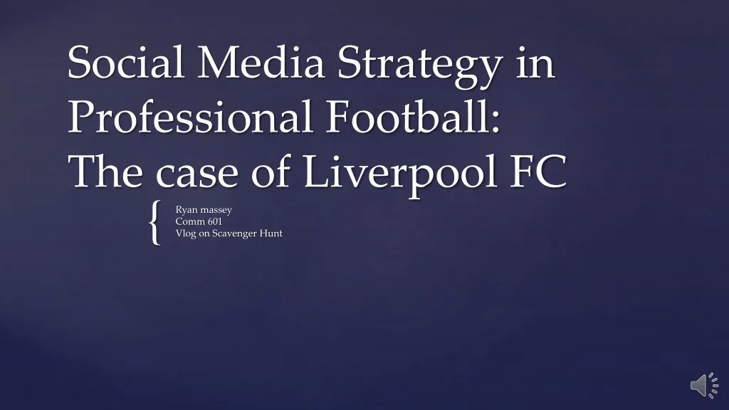 social media strategy in professional football the case of liverpool fc