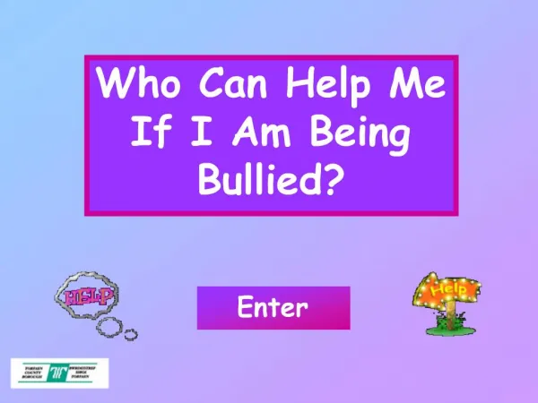 Who Can Help Me If I Am Being Bullied