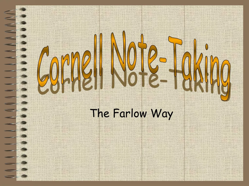 the farlow way