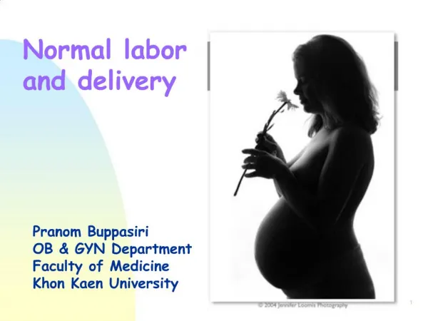 Normal labor and delivery
