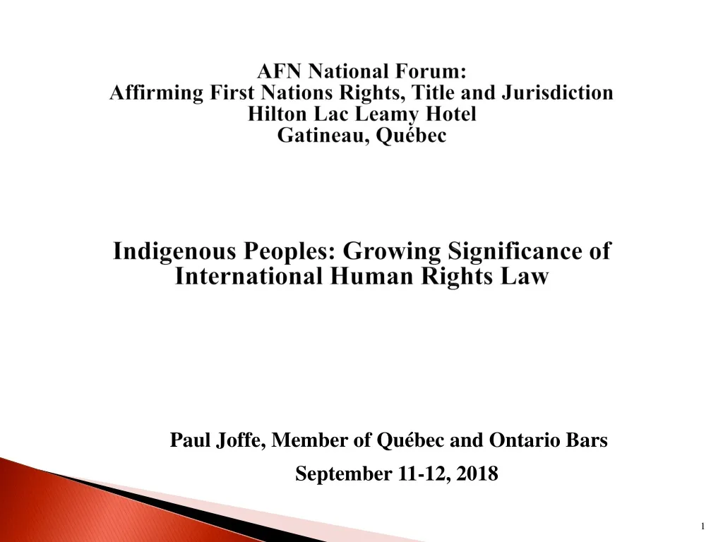 afn national forum affirming first nations rights