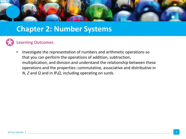 Chapter 2: Number Systems