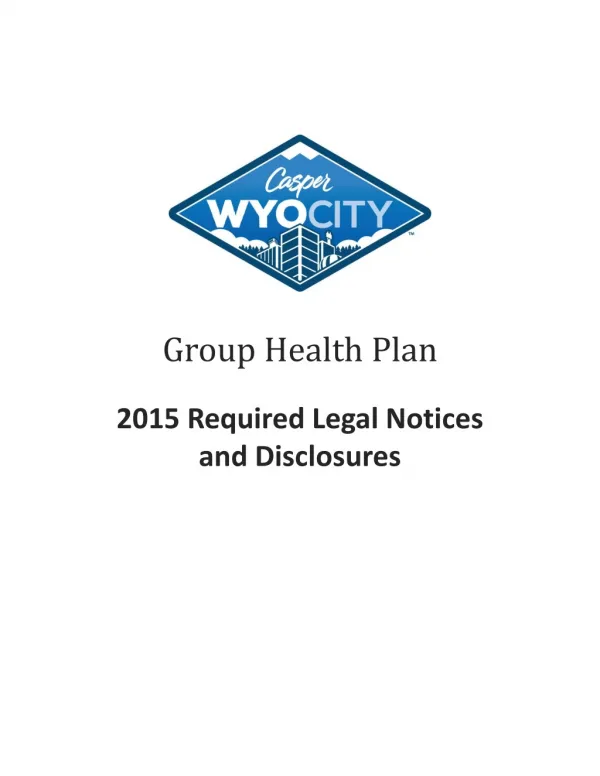 Group Health Plan