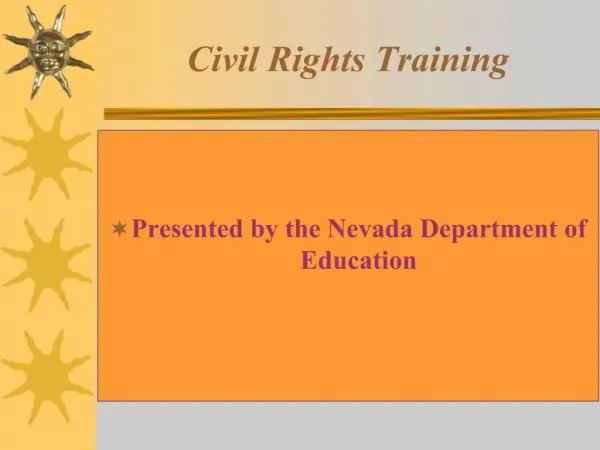 Civil Rights Training