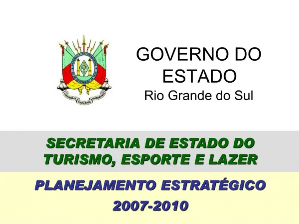 GOVERNO DO ESTADO Rio Grande do Sul
