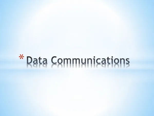 Data Communications