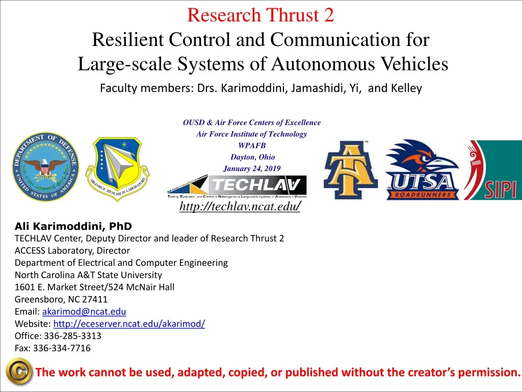 research thrust 2 resilient control
