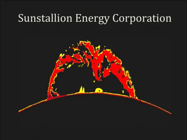 Sunstallion Energy Corporation