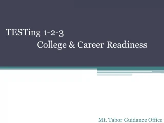 TESTing 1-2-3 - slide 1