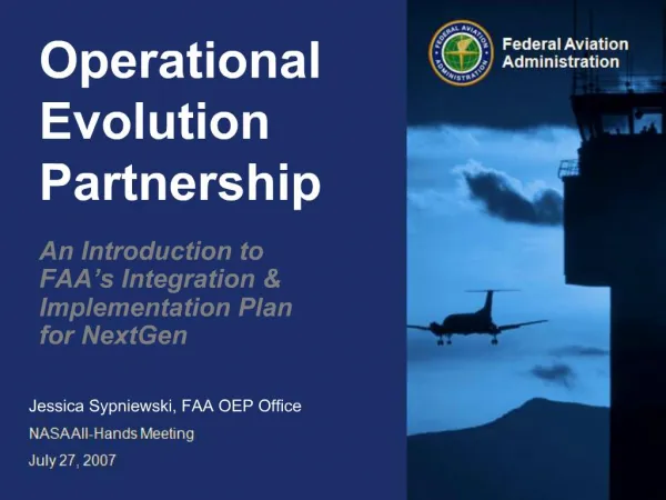Operational Evolution Partnership