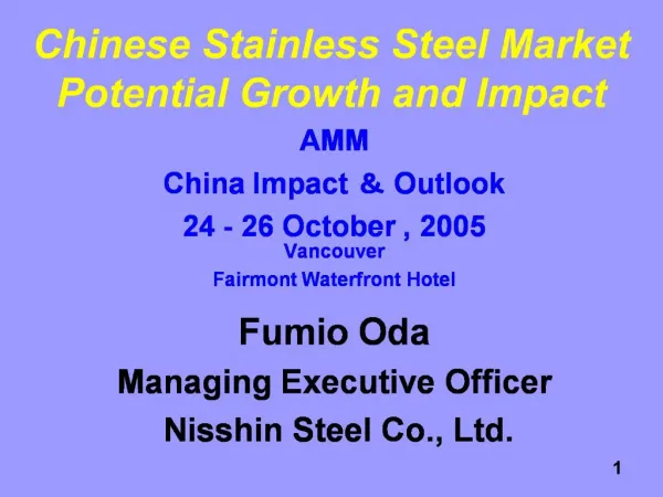 Chinese Stainless Steel Market Potential Growth and Impact
