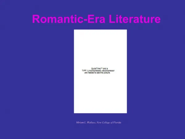 Romantic-Era Literature