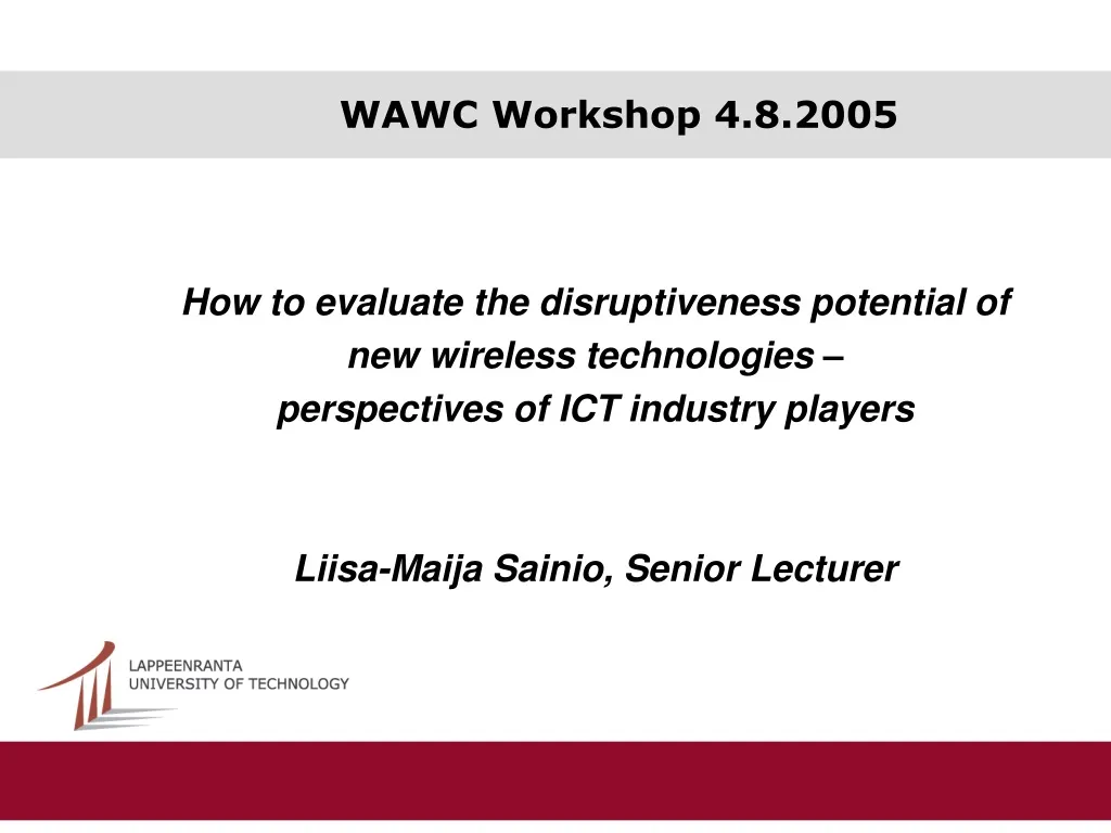 wawc workshop 4 8 2005