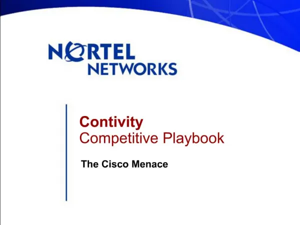 Contivity Competitive Playbook