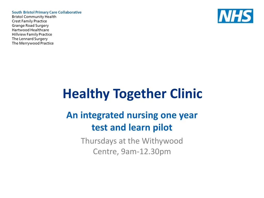 healthy together clinic